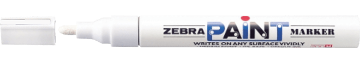 Picture of ZEBRA PAINT MARKER PEN WHITE (10/1000)