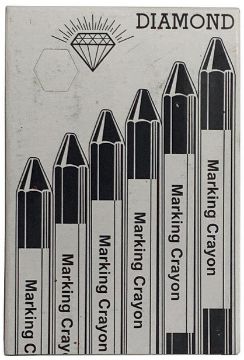 Picture of DIAMOND MARKING CRAYON -BLACK (GROSS)