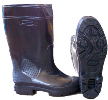 图片 OSAKI BLACK WELLINGTON BOOTS(UNLINING) 6190 #42