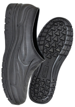 Picture of TA TONG BLACK PVC SLIP ON SHOES 1603/803 4# 10/100/CR