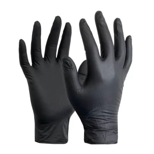 Picture of PROTECQ MULTIPURPOSE 5G BLACK GLOVES 50PCS/BX L