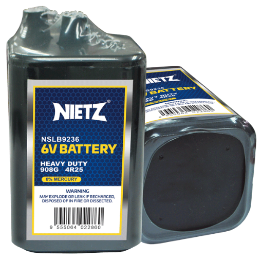 Picture of NIETZ LATERN BATTERY 6VOLT 4R25