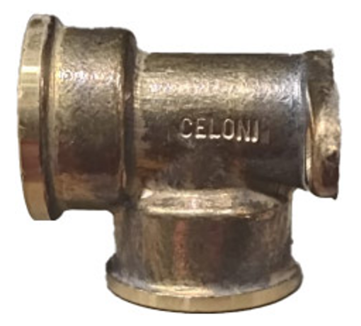 图片 NIETZ BRASS WALL PLATED ELBOW FIXFI 1/2X1/2IN