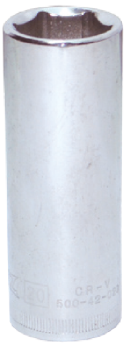图片 NIETZ 1/2IN DRIVE DEEP CHROME SOCKET (6PT) 21MM