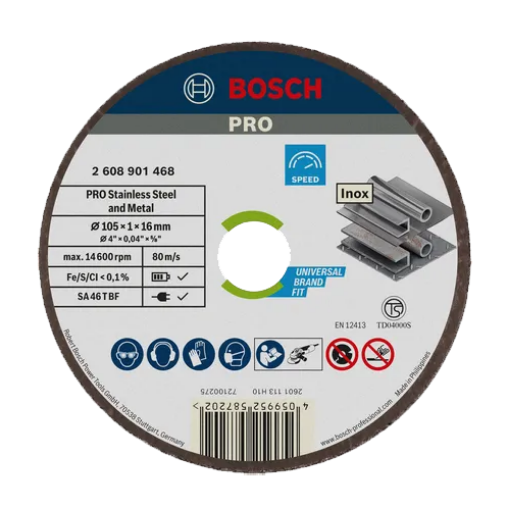 图片 BOSCH CUTTING DISC EXPERT FOR INOX 4IN 2608901468