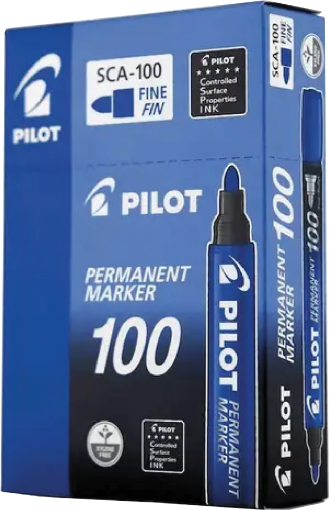 Picture of PILOT FINE POINT PERMENENT MARKER SC100 BLUE
