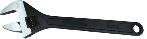 图片 NIETZ ADJUSTABLE WRENCH -BLACK 8IN