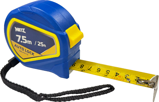 Picture of NIETZ MEASURING TAPE O1 AUTO LOCK 7.5M
