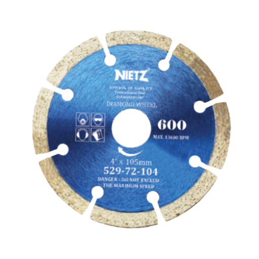 Picture of NIETZ 600 DIAMOND CUTTER BLADE 4IN