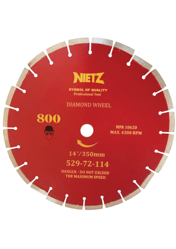 Picture of NIETZ 800 CONCRETE DIAMOND CUTTER 14IN