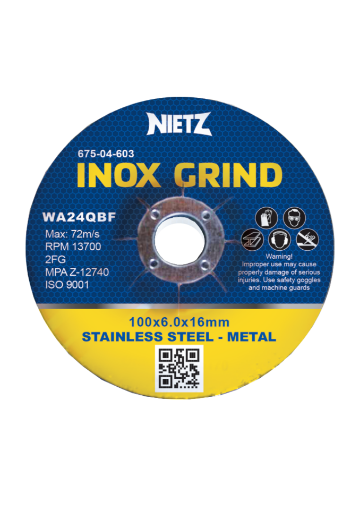 Picture of NIETZ IRON FREE GRINDING DISC 180X6X22MM