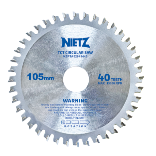 Picture of NIETZ TUNGSTEN TEETH MULTI PURPOSE CIRCULAR SAW 4INX40T