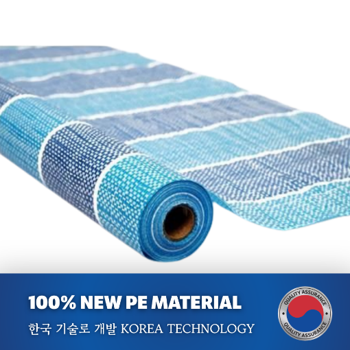 图片 BLUE WHITE TARPULIN SHEET KOREA (100% NEW PE) 6X300FT