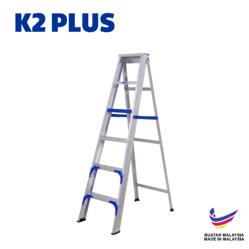 Picture of NIETZ ALUMINIUM LADDER SINGLE SIDED K2 PLUS LADDER 11 STEPS
