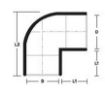 图片 BBB PVC ELBOW (THICK) 90D 15MM E015FP-BB